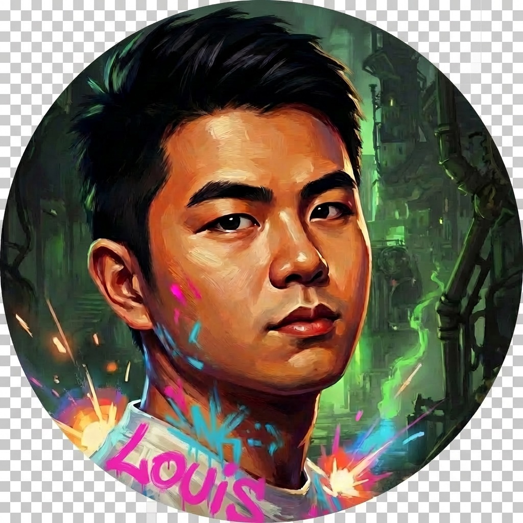 LouLou 的原版彩绘头像